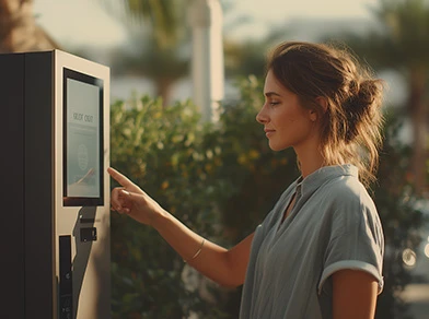 Self Check In aparat